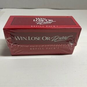 Win, Lose Or Draw  Refill Pack #1  1989 Milton Bradley